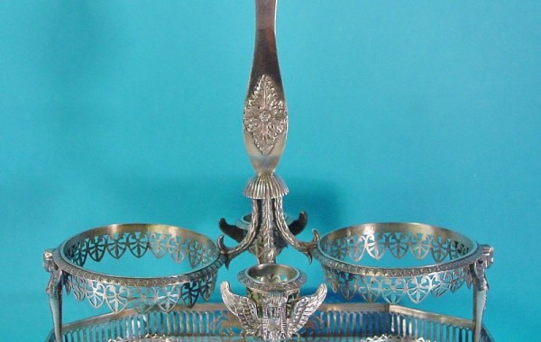 Vinajeras en Plata. Antoine Morange. Francia. Hacia 1798