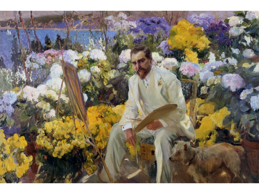 Joaquin-Sorolla-Louis-Comfort-Tiffany-1911-Oil-on-canvas-150-x-225-dot-5-cm-On-loan-from-the